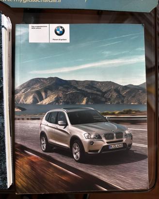 Libretto uso manutenzione bmw x3 f25 20d x drive