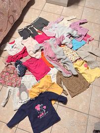 Lotto abbigliamento bimba 18 mesi