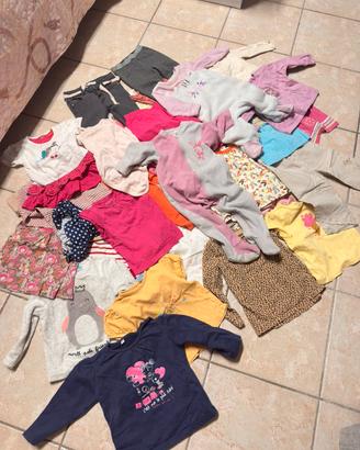 Lotto abbigliamento bimba 18 mesi
