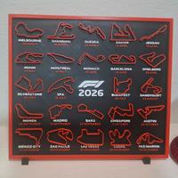 Calendario 3D Circuiti Formula 1 (F1) 2026