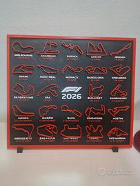 Calendario 3D Circuiti Formula 1 (F1) 2026