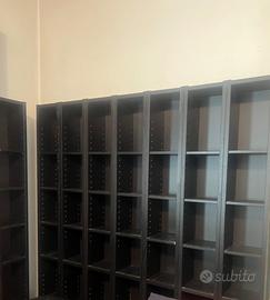 Scaffali IKEA GNEDBY neri 202 cm -  16 pezzi