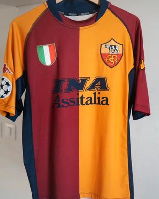 Maglia as roma 2001-2002 champions league cafu