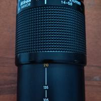 nikon af Nikkor 70-210 f4-5,6 a pompa
