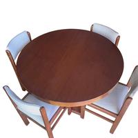 Tavolo rotondo allungabile legno massello + sedie