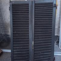 persiane trattata con impregnante 