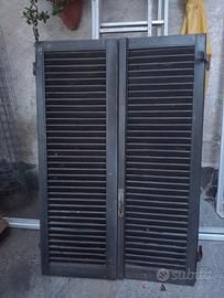 persiane trattata con impregnante 