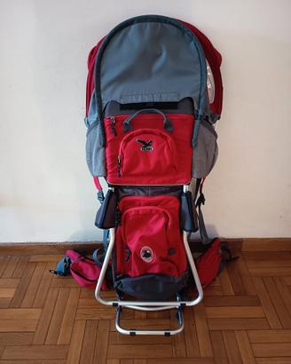 Zaino porta bebè per la montagna