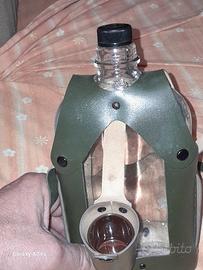 vecchia  borraccia  vetro