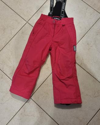pantaloni da sci bambina brugi 