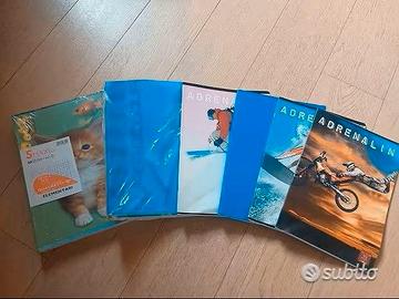 13 Quaderni scuola a quadretti da 5 mm (NUOVO)