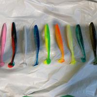 kit 10 esche da luccio/siluro 12cm