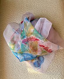 Foulard Vintage organza anni 60
