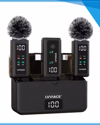Microfono wireless 3 in 1, NUOVO