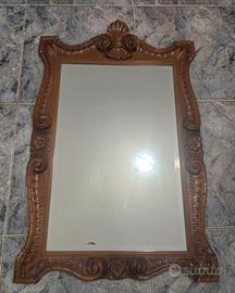 Specchio specchiera in legno massello 