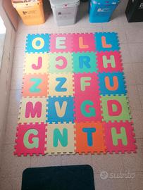 Tappeto Puzzle Colorato per Bambini – 120 x 150 cm