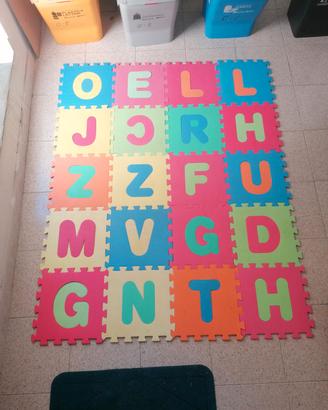 Tappeto Puzzle Colorato per Bambini – 120 x 150 cm