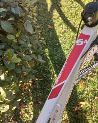 Bicicletta MTB RockRaider 5.1 Rossa/Bianca