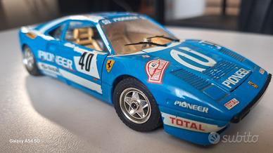 Modellino Ferrari GTO da corsa.