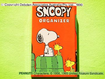 PEANUTS SNOOPY Vintage 1990 Mini AGENDA ORGANIZER