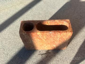 Portapenne in alabastro