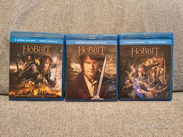 Lo Hobbit  trilogia in blu ray