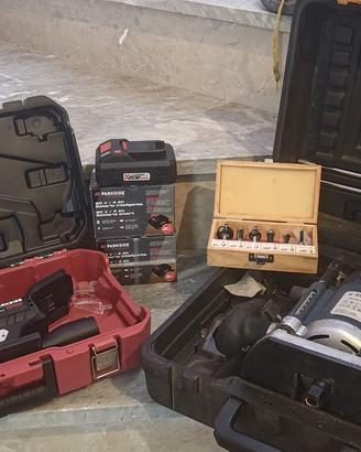 Seghetto a pendolo e fresatrice professionale