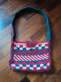 Borsa a tracolla lavorata a mano boho etnica
