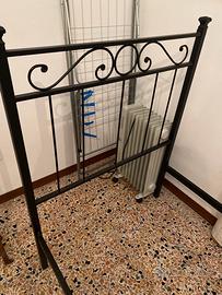 Letto singolo ferro battuto