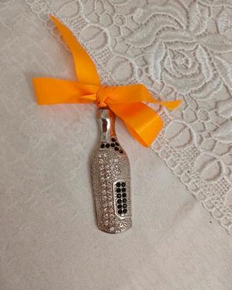 Segnaposto/ decorazione natalizia bottiglia