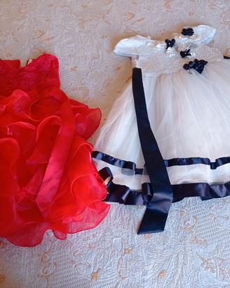 vestiti uno rosso e uno bianco