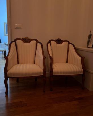 Poltrone stile nouveau