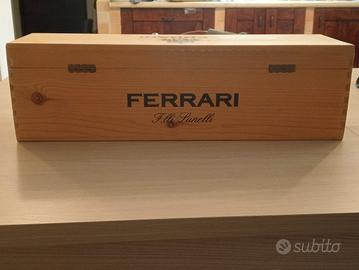 cassa legno Ferrari 