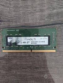 Ram drr4 8gb SODIMM  3200mhz