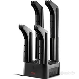 Asciuga e Scalda Scarpe da 200 W 4 Tubi Staccabili