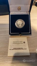 Moneta Commemorativa 500 Lire Argento 1986