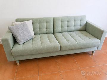 Divano 3 posti IKEA LANDSKRONA (Verde chiaro)