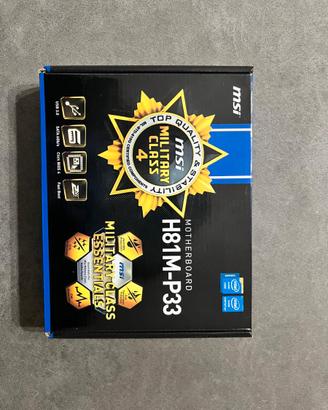 Scheda madre MSI h81m-p33
