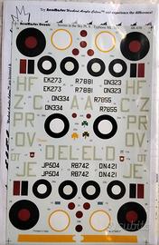 Decal set 1/48 AeroMaster 48-436 per Typhoon 