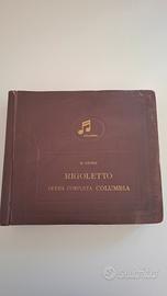 Rigoletto Verdi Columbia 78 giri 1943  14 dischi