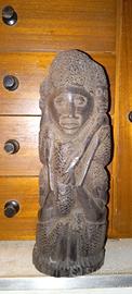 Scultura etnica in legno massello – figura african