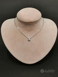 Collana Damiani in oro bianco 18KT, con diamanti