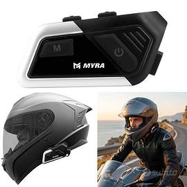 INTERFONO SINGOLO CASCO MOTO SCOOTER COMUNICA CHIA