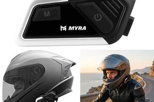 INTERFONO SINGOLO CASCO MOTO SCOOTER COMUNICA CHIA