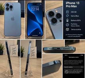 Iphone 13 Pro Max 256 Sierra Blu