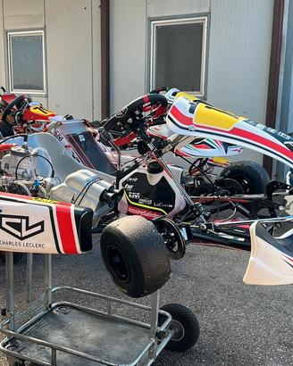 go kart kz 125, Charles Leclerc 2023 telaio birel