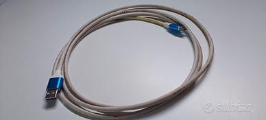 Cavo USB – Micro USB (bianco) per ricarica e trasf