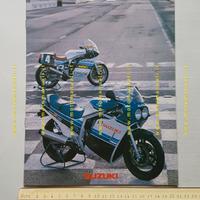 Suzuki GSX-R 750 1985 depliant ITALIANO moto origi