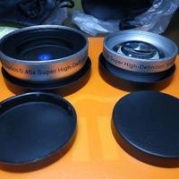 Grandangolo 0,45x e teleobbiettivo 2,2x alta defin