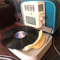 Giradischi fonovaligia a valvole Perpetuum Ebner 